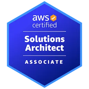 badge of AWS Certified Solutions Architect - Associate